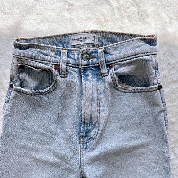Abercrombie & Fitch Light Blue Flare Jeans - Picture 2 of 5